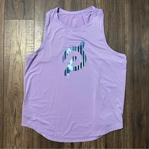 Peloton Lavender Workout Tank Top Size XL